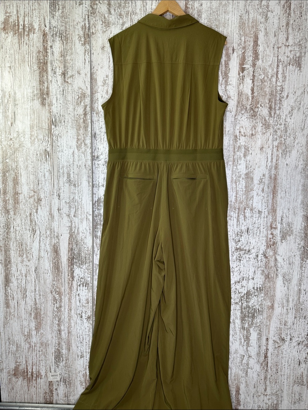 Athleta Brooklyn Heights Wide Leg Jumpsuit Women’s Sz 16 - Picture 3 of 12